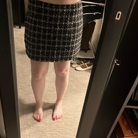 Abercrombie & Fitch Tweed Mini Skort - Picture 2 of 6
